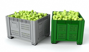 Пластиковый контейнер iBox 1200х1000 перфорированный