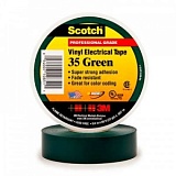 Scotch® 35 Изолента ПВХ Высшего Класса, зеленая