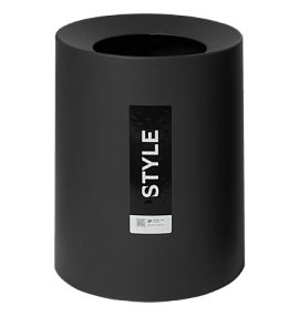 Корзина для бумаг SТИЛЪ черный