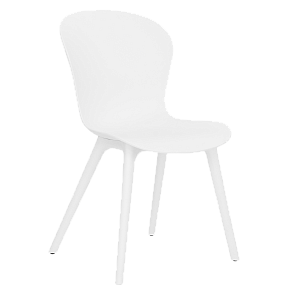 Стул LOFT Ola Dom с пластиковыми ножками белый