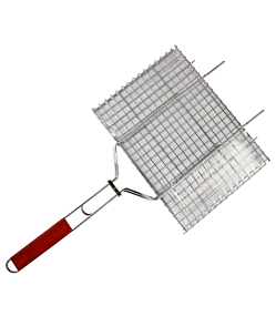 Решетка для мангала с деревянной ручкой