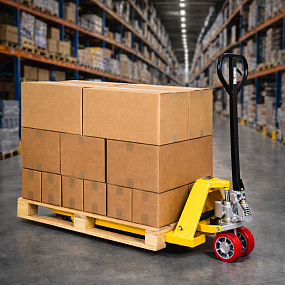 Гидравлические тележки эконом класса с гидроузлом  CBY  типа и стандартными вилами