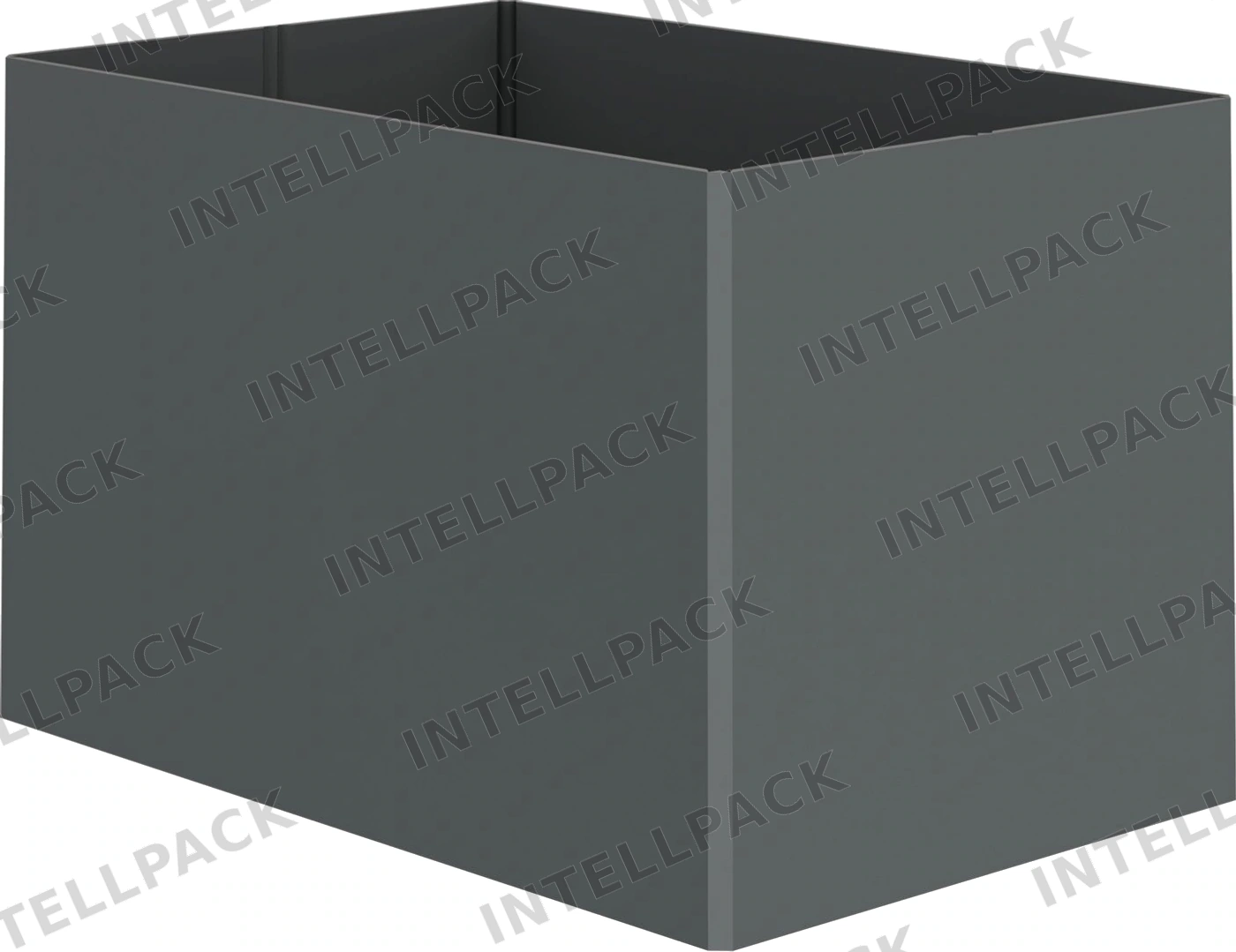 Стенка контейнера СПП 1190х790х745 мм iPlast PolyBox серая