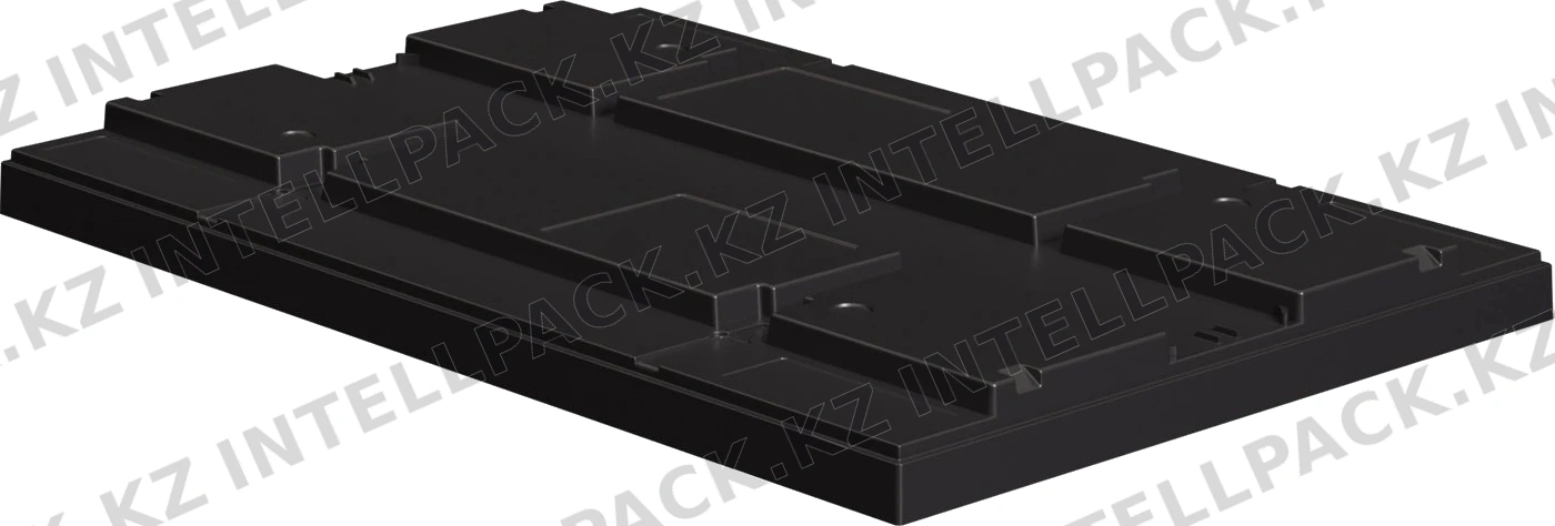 Крышка пластиковая BL 1200х800х50 мм iPlast чёрная N1 (05.016.1)