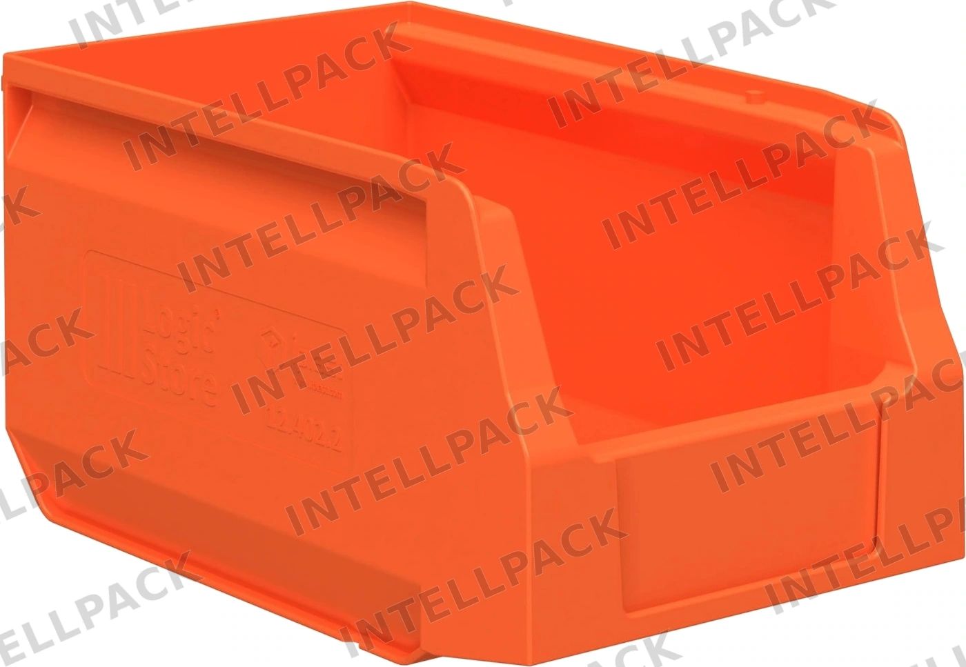 Складской лоток Logic Store 250x150x130 мм iPlast оранжевый
