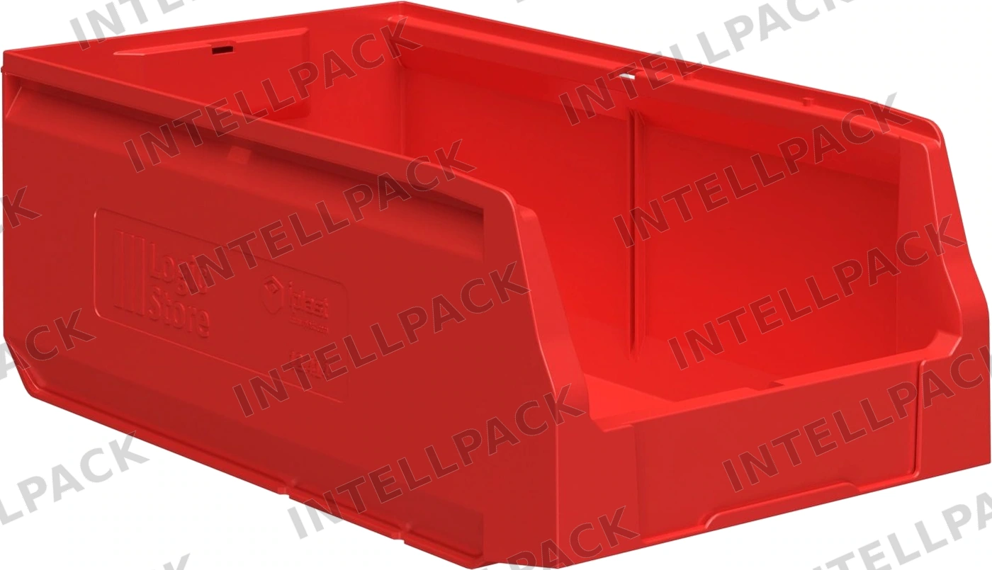 Складской лоток Logic Store 400x225x150 мм iPlast красный