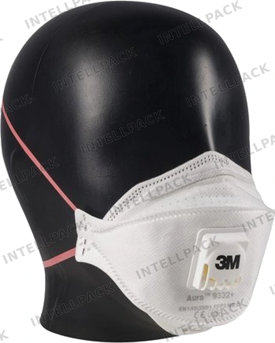 3M™ Aura™ 9332+ Противоаэрозольная Фильтрующая маска класс защиты FFP3 NR D, с клапаном выдоха