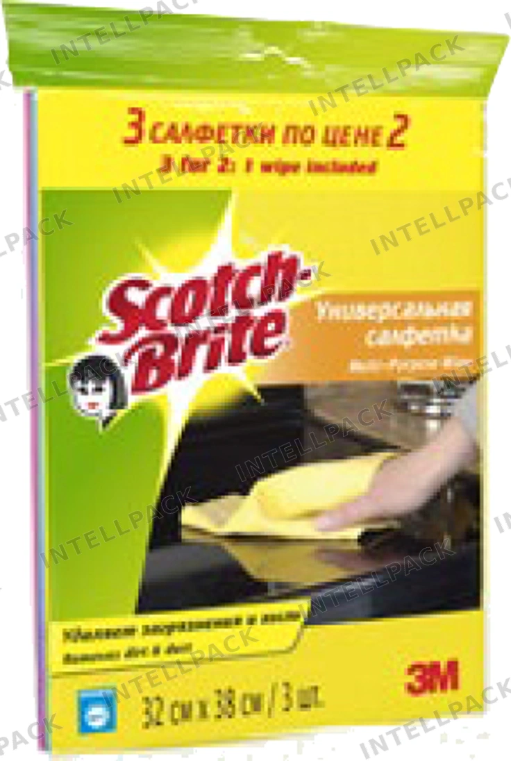 4. Салфетка универсальная Scotch-Brite® "3 по цене 2" 32*38