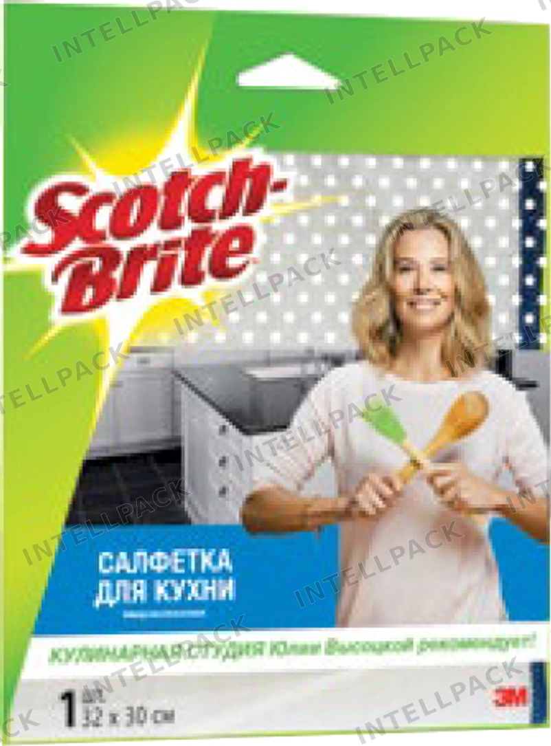 9. Салфетка микроволоконная Scotch-Brite® для кухни 32*34