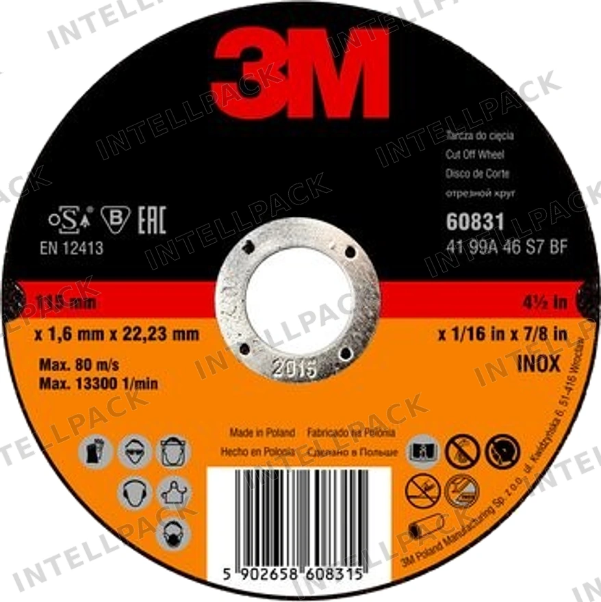Inox 3M™ Диск отрезной T41 125мм х 1.0мм х 22мм